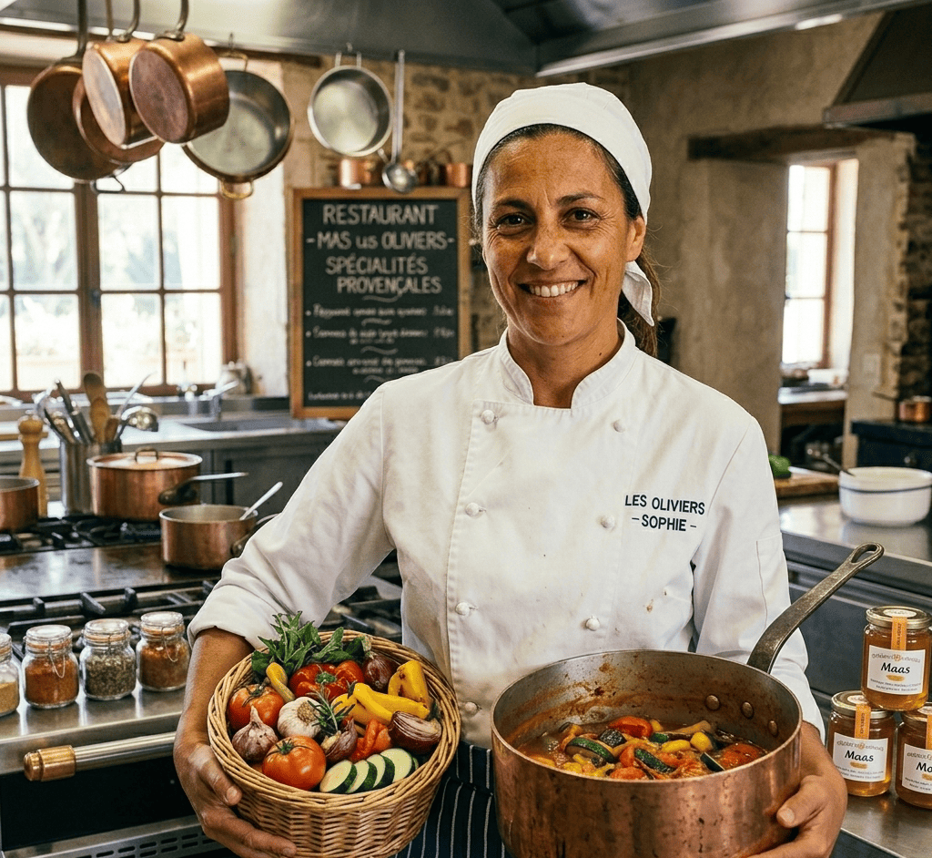 sophie, chef cuisinière