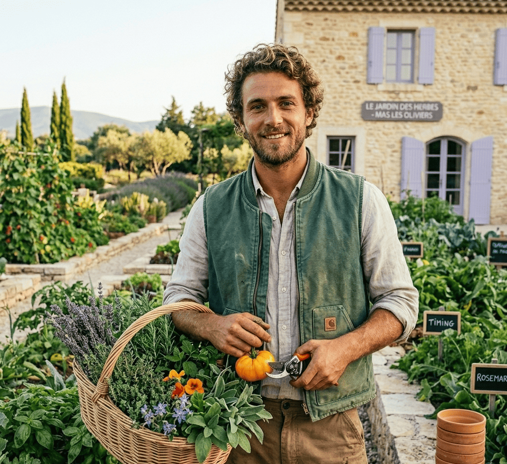 théo, jeune jardinier